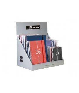Finocam Pack de 25 Agendas Surtidas en Catalan - Anual 2026 - Semana Vista - Color Surtidos