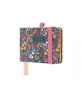 Finocam Minimal Design Agenda en Catalan - Anual 2026 - Tapa Dura - Cierre con Goma Elastica - Formato M0 - 108x16x77mm - Semana