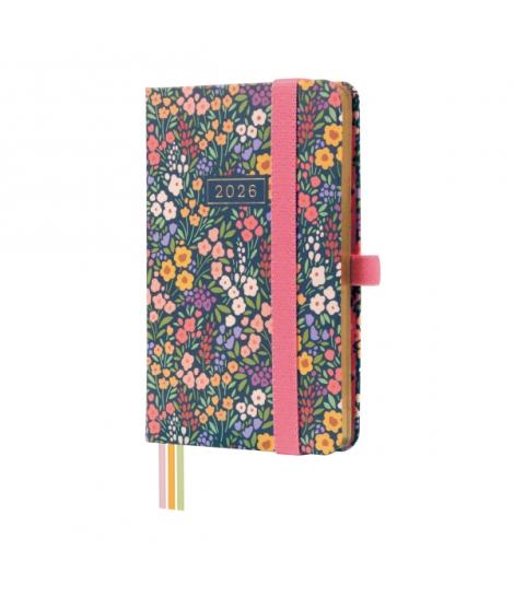 Finocam Minimal Design Agenda en Catalan - Anual 2026 - Tapa Dura - Cierre con Goma Elastica - Formato M2 - 86x15x132mm - Semana