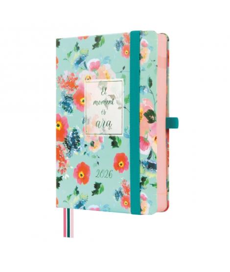 Finocam Minimal Design Agenda en Catalan - Anual 2026 - Tapa Dura - Cierre con Goma Elastica - Formato M4 - 124x25x174mm - 1 Dia