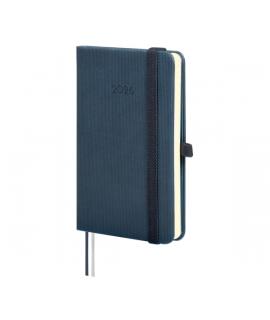 Finocam Minimal Textura Agenda - Anual 2026 - Tapa Dura - Cierre con Goma Elastica - Formato M2 - 86x17x132mm - Semana Vista Hor