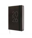 Finocam Flexi Lisa Agenda en Catalan - Anual 2026 - Tapa Blanda - Formato F4 - 120x23x172mm - 1 Dia por Pagina - Color Negro