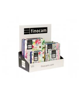 Finocam Flexi Joy Expositor con 15 Agendas Surtidas - Anual 2026 - Tapa Blanda - Color Surtidos