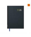 Dohe Segovia Agenda Anual Catalan - Semana Vista - Tamaño 14x20cm - Color Negro