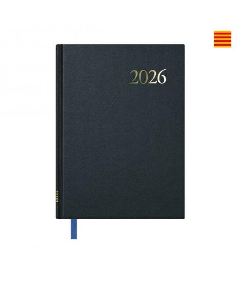 Dohe Segovia Agenda Anual Catalan - Semana Vista - Tamaño 14x20cm - Color Negro