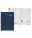 Ingraf Paris Agenda Anual - Dia Pagina - Viernes, Sabado y Domingo misma Pagina - Tamaño 15x21cm - Color Azul