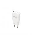 Nanocable Cargador de Pared 2xUSB-C/PD 25W - Color Blanco