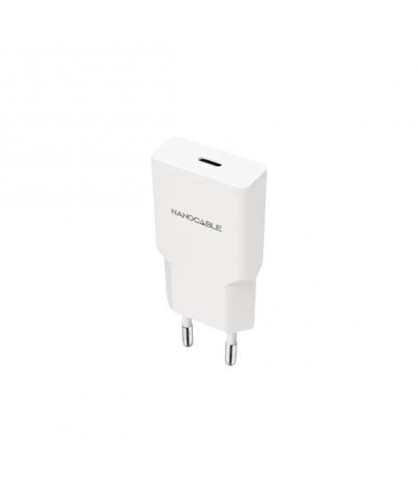 Nanocable Cargador de Pared USB-C/PD 30W - Color Blanco