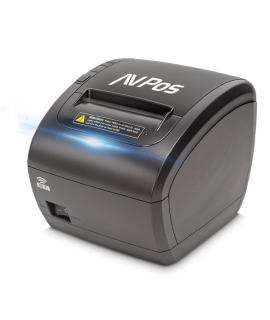 AVPos K90W Impresora Termica Tickets - Velocidad 300mm/s - Avidador Luminoso y Acustico - Cortador Automatico - USB, LAN y WIFI 