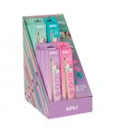 Apli Infinite Pencil Nordik Expositor con 20 Packs de Lapiz Infinito HB + Mina de Recambio + Tapon Protector - Para Escribir has