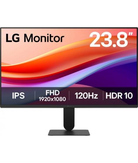 LG Monitor 23.8" LED IPS Entry FullHD 120Hz - Respuesta 5ms - 16:9 - HDMI - VESA 100x100mm