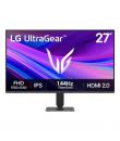 LG Ultragear 27G411A-B Monitor Gaming LED 27" IPS FullHD 144Hz FreeSync HDR10 - Respuesta 5ms - HDMI, DisplayPort - VESA 100x100