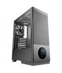 Tacens Sagitta20 Torre ATX - Pantalla de Monitoreo Integrado - 3 Ventiladores de 120mm - Ventana de Cristal Tempado - Malla Anti