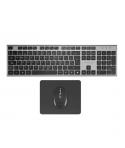 Tacens Zenith Combo Pack Inalabrico de Teclado Completo + Raton y Alfombrilla - Disposicion QWERTY ES - Teclas Silenciosas de Pe