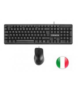 Tacens Anima ACP02 Pack USB Teclado Multimedia + Raton 1200dpi 3 Botones - Disposicion Italiana QWERTY IT - Cable de 1.3m - Tecl