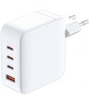 D-Link Cargador de Pared GaN de 140W - 3 USB-C y 1 USB-A - QC 4.0 - Color Blanco