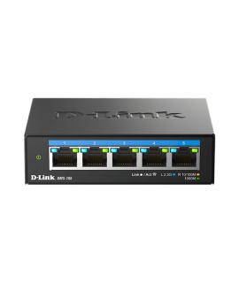 D-Link Switch 5 Puertos Multigigabit 2.5G No Gestionado - Switching 25 Gbps - Chasis Metalico