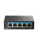 D-Link Switch 5 Puertos Multigigabit 2.5G No Gestionado - Switching 25 Gbps - Chasis Metalico