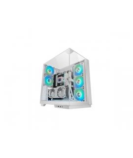 Mars Gaming MC-3GF Caja Torre ATX - 2 Ventiladores ARGB Traseros Preinstalados - Triple Cristal Templado - Montaje Vertical para