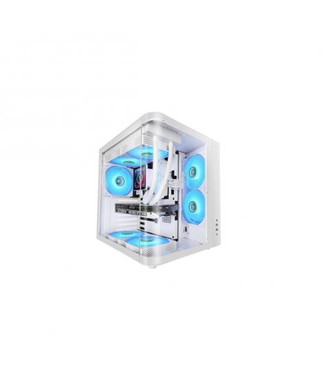 Mars Gaming MC-CURV Caja Torre ATX - Cristal Templado Curvo Continuo - Doble Camara - Conectividad USB-C y USB 3.0 - 7 Ranuras d