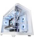 Mars Gaming MC-FUSIONM Minitorre Ultracompacta - Soporte MicroATX/Mini-ITX - Cristal Templado Curvo Continuo - Soporte para Refr