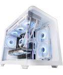 Mars Gaming MC-FUSIONM Minitorre Ultracompacta - Soporte MicroATX/Mini-ITX - Cristal Templado Curvo Continuo - Soporte para Refr