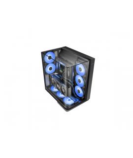 Mars Gaming MC-INFINIO Caja Torre ATX - 2 Ventiladores de 120mm FRGB - Cristal Templado Curvo Continuo - Montaje Vertical para G