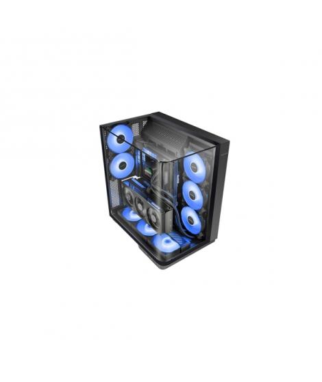 Mars Gaming MC-INFINIO Caja Torre ATX - 2 Ventiladores de 120mm FRGB - Cristal Templado Curvo Continuo - Montaje Vertical para G