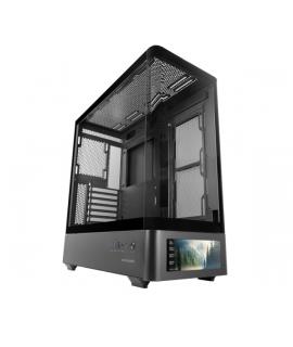 Mars Gaming MC-LCDPRO Caja Torre ATX - Pantalla IPS de 7.2” Personalizable - Cristal Templado Frontal y Lateral - Doble Camara -