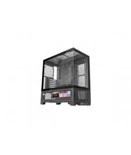 Mars Gaming MC-LCDX Caja Torre ATX - Pantalla IPS de 9.6” Personalizable - Cristal Templado Curvo Continuo - Panel Inferior de M