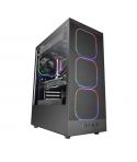 Mars Gaming MC-NEBULA Caja Torre ATX - Cristal Templado Lateral - 4 Ventiladores ARGB de 120mm - Malla Metalica Frontal - 443x35