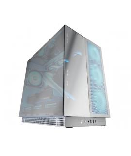 Mars Gaming MC-NOVA3 Caja Torre E-ATX - Aluminio de Grado Aeroespacial - Triple Cristal Cromado - 7 Ranuras de Expansion - 7 Ran