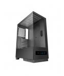 Mars Gaming MC-PULSAR Caja Torre ATX - Doble Cristal Templado - Pantalla LCD - Gestion de Cables - 453x350x196mm - Color Negro