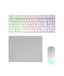 Mars Gaming MCPWTKL Combo Pack Gaming 3en1 - Teclado Hibrido H-Mech Formato TKL - Disposicion QWERTY ES - Raton 3200dpi - Switch