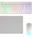 Mars Gaming MCPWTKL Combo Pack Gaming 3en1 - Teclado Hibrido H-Mech Formato TKL - Disposicion Portuguesa QWERTY PT - Raton 3200d