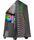 Mars Gaming MC-VOLT Caja Torre ATX - Ventilador ARGB de 120mm - Ventana Lateral de Cristal Templado - Rejilla Frontal ARGB - 7 R