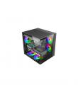 Mars Gaming MCV-ONE Caja Torre ATX - Ventilador de 120mm FRGB Trasero - Cristal Templado Curvo Continuo - Doble Camara - 7 Ranur