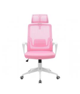 Mars Gaming MGC-ERGOLITE Silla de Oficina - Reposacabezas, Soporte Lumbar y Reposabrazos Ajustable - Malla Transpirable - Asient