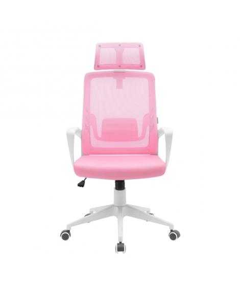 Mars Gaming MGC-ERGOLITE Silla de Oficina - Reposacabezas, Soporte Lumbar y Reposabrazos Ajustable - Malla Transpirable - Asient