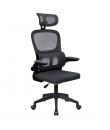 Mars Gaming MGC-ERGOPRO Silla de Oficina Ergonomica - Reposacabezas, Soporte Lumbar y Reposabrazos Ajustable - Malla Transpirabl
