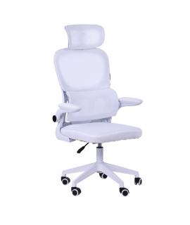 Mars Gaming MGC-ERGOPRO Silla de Oficina Ergonomica - Reposacabezas, Soporte Lumbar y Reposabrazos Ajustable - Malla Transpirabl