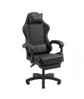 Mars Gaming MGC-X Silla Gaming Ergonomica - Reposapies Extensible - Cojines Lumbar y Cervical - 660x540x1250mm - Acabado en Cuer