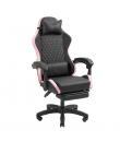 Mars Gaming MGC-X Silla Gaming Ergonomica - Reposapies Extensible - Cojines Lumbar y Cervical - 660x540x1250mm - Acabado en Cuer