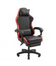 Mars Gaming MGC-X Silla Gaming Ergonomica - Reposapies Extensible - Cojines Lumbar y Cervical - 660x540x1250mm - Acabado en Cuer