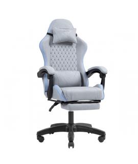 Mars Gaming MGC-X FABRIC Silla Gaming Ergonomica - Reposapies Extensible - Cojines Lumbar y Cervical - 660x540x1250mm - Tejido T