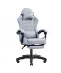 Mars Gaming MGC-X FABRIC Silla Gaming Ergonomica - Reposapies Extensible - Cojines Lumbar y Cervical - 660x540x1250mm - Tejido T