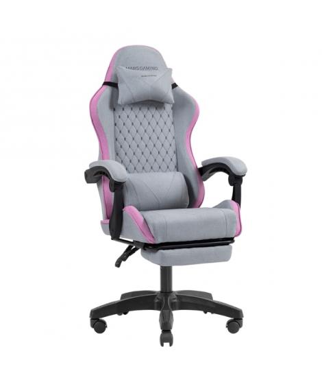 Mars Gaming MGC-X FABRIC Silla Gaming Ergonomica - Reposapies Extensible - Cojines Lumbar y Cervical - 660x540x1250mm - Tejido T
