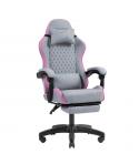 Mars Gaming MGC-X FABRIC Silla Gaming Ergonomica - Reposapies Extensible - Cojines Lumbar y Cervical - 660x540x1250mm - Tejido T