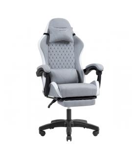 Mars Gaming MGC-X FABRIC Silla Gaming Ergonomica - Reposapies Extensible - Cojines Lumbar y Cervical - 660x540x1250mm - Tejido T