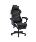 Mars Gaming MGC-X FABRIC Silla Gaming Ergonomica - Reposapies Extensible - Cojines Lumbar y Cervical - 660x540x1250mm - Tejido T